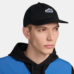 BNWT NIKE CLUB UNSTRUCTURED DUNK PATCH CAP HAT BLACK ITEM #FN4404-010 SIZE M/L